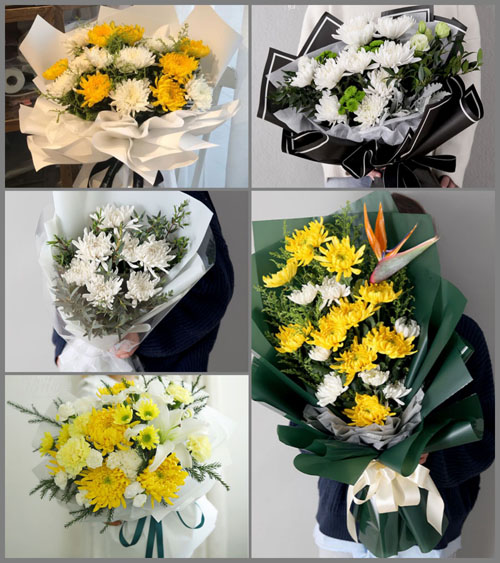 广东潮州市饶平县上饶镇白事花束代送